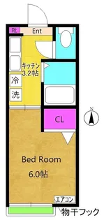 ブレーメンTAMAII【2階】の間取り