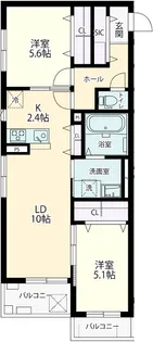 FIERTE【1階】の間取り