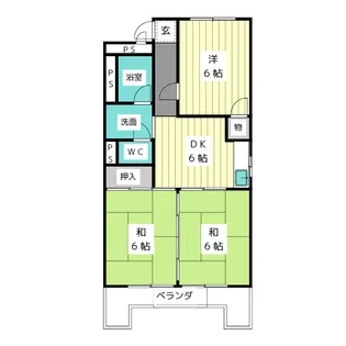 三幸ビル【1階】の間取り