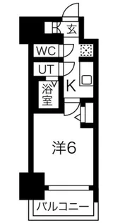プレサンスNAGOYAシティオ【10階】の間取り