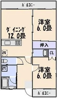トレゾール【1階】の間取り