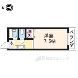 リバージュYMH【1階】の間取り