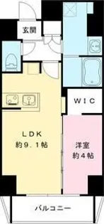 グランパークコート【5階】の間取り
