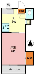 三鷹フラワーハウス【2階】の間取り