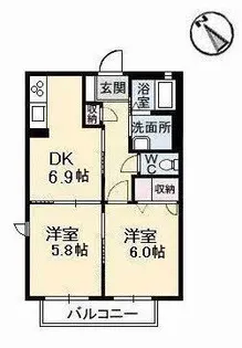 リヴィエール【2階】の間取り