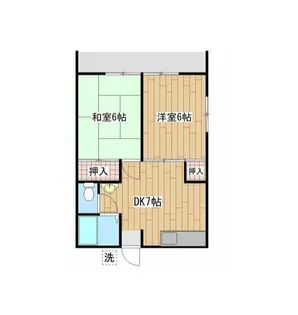 和田ハイム【1階】の間取り