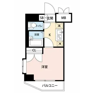 マイナビSTAYミライエ祐天寺駒沢通り【7階】の間取り