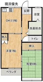 グローブコートB【1階】の間取り
