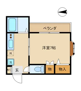 パインクレスト川崎【1階】の間取り