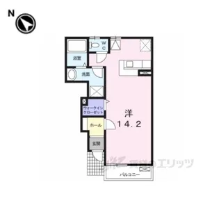 アルカンシエル【1階】の間取り