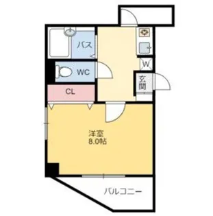 タウンコートオーク【3階】の間取り