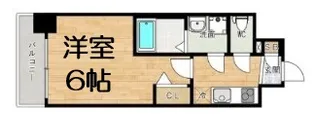 エスリード難波ザ・プレミア【5階】の間取り