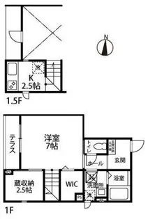 Welina III【1階】の間取り