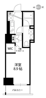 マストライフ鳥越【7階】の間取り