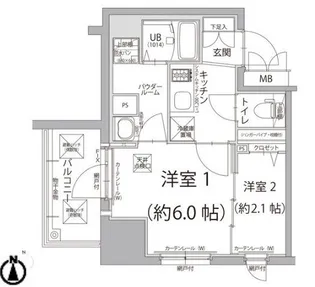 エスリード上前津セレーノ【4階】の間取り