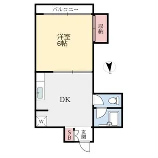 ハイムTK【3階】の間取り