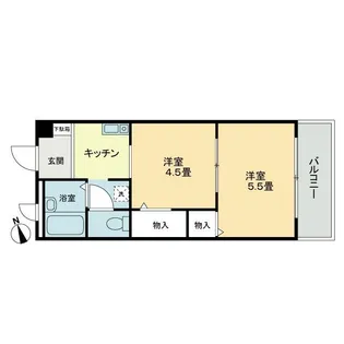 フィネス中屋敷【2階】の間取り