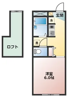 カーサ・フィオーレ【1階】の間取り
