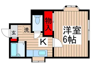 リエス蘇我【2階】の間取り