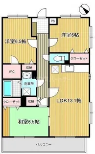 ヴェルジェ【1階】の間取り