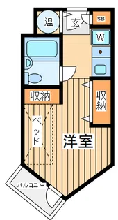 コスモヒルハウスA【2階】の間取り
