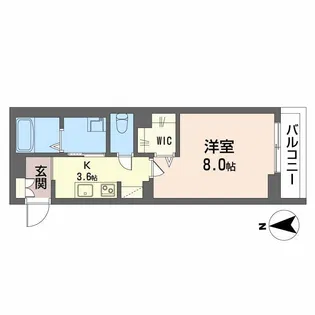 カワセミカーサ【2階】の間取り