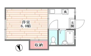 スターハイツ一番館【2階】の間取り