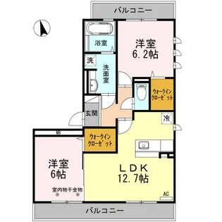 Novel Court IMAISE A【3階】の間取り