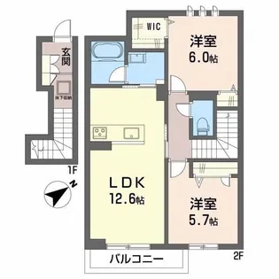 ShaMaison SAKURA【2階】の間取り