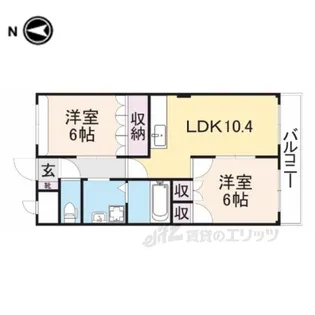 ラ・ポーラ滝川12【3階】の間取り