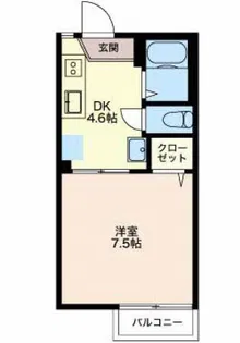サンモール天神【2階】の間取り