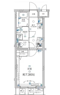 ディアレイシャス成増【3階】の間取り