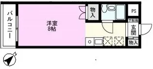 ベルメゾン【2階】の間取り