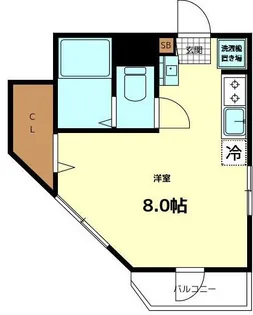 立石パークエッヂ【4階】の間取り