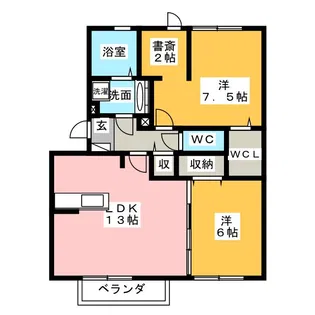 プラムガーデン【3階】の間取り