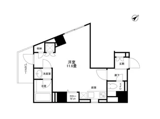 季美 東大井【5階】の間取り