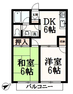 ヴィラソレイユ【2階】の間取り