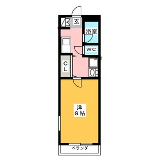 オレンジハウスII【3階】の間取り