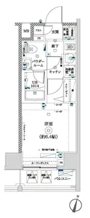 La Douceur吉野町【2階】の間取り