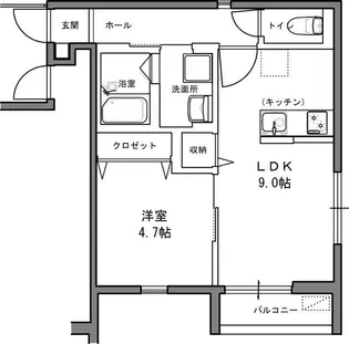 ボン・フローレ亀有【3階】の間取り
