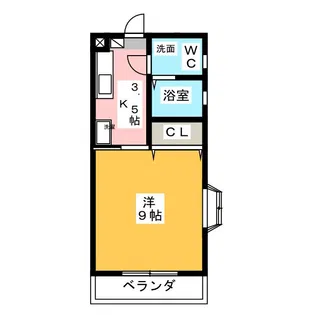ヴィラ・フィオーレII【3階】の間取り