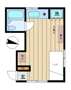 ウィンホーク【1階】の間取り