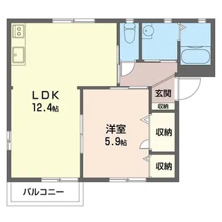ラークハイツ【2階】の間取り