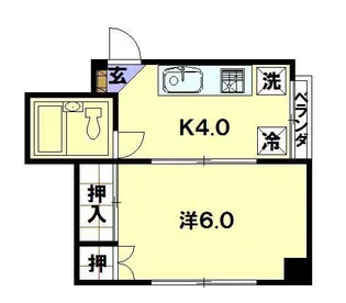 桜音ちとせ【4階】の間取り