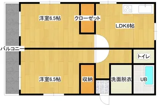 茨城県結城市新福寺3【アパート】の間取り