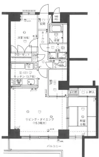 ドラゴンズマンション山手【4階】の間取り