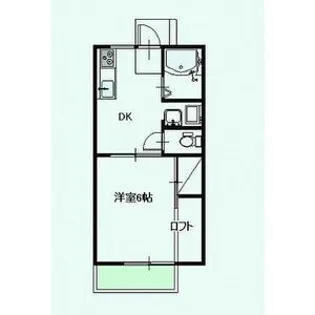 ハイツ宝積寺【1階】の間取り