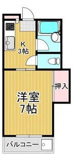 ラ・グレース金剛【1階】の間取り