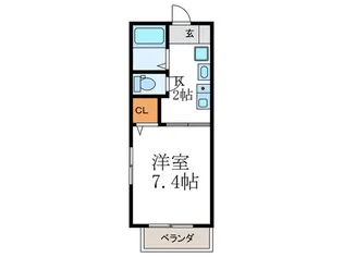 オアシス春菜【2階】の間取り