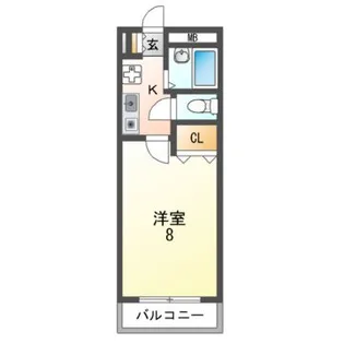 アジュール【4階】の間取り